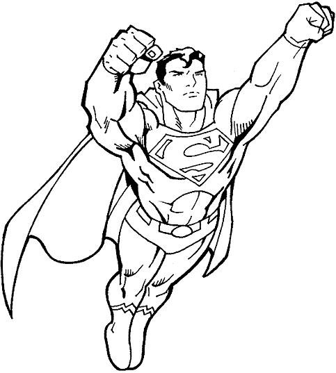 Superman Coloring Pages | Learn To Coloring