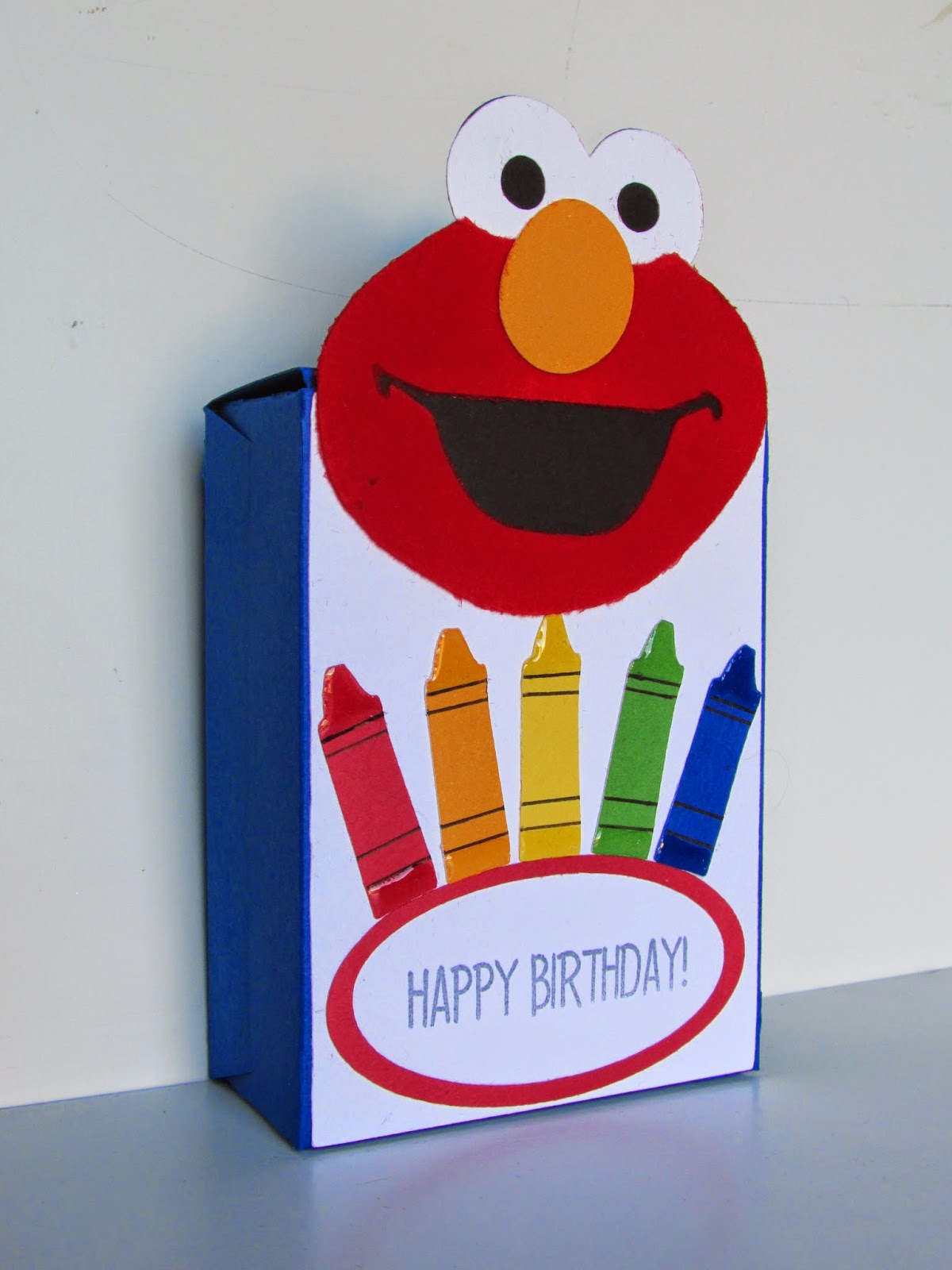 Carol's Creations Elmo Crayon Box