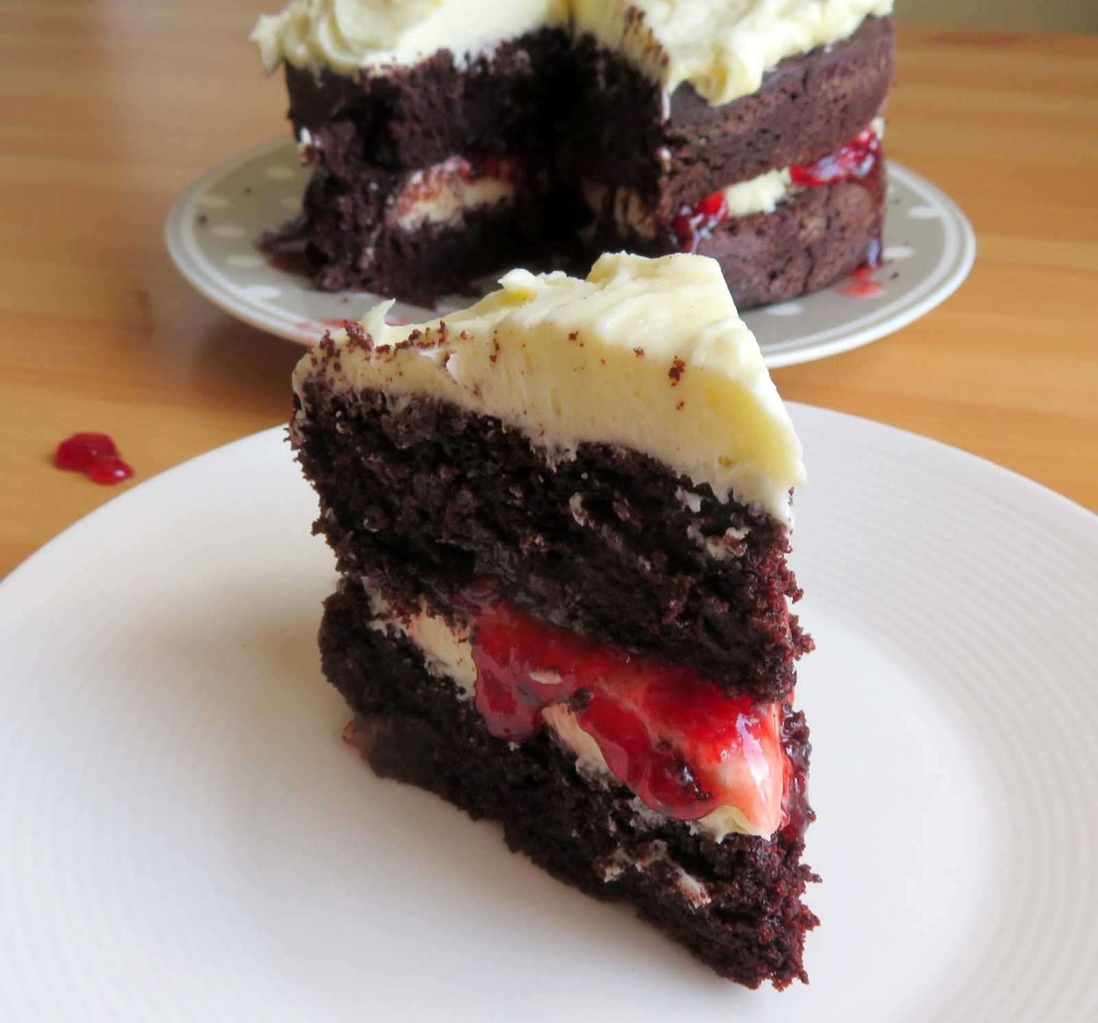 Dark Chocolate Layer Cake for Two | The English Kitchen