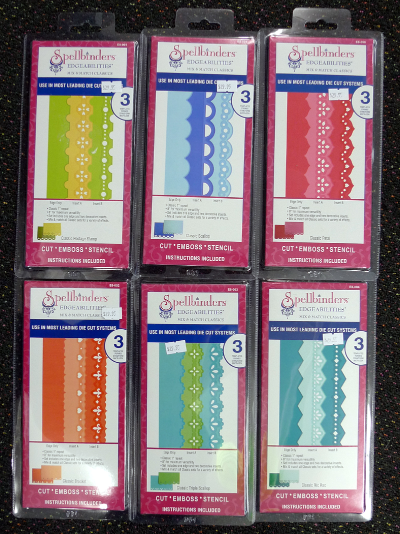 Catchy Crafts New Spellbinders In store NOW!!!