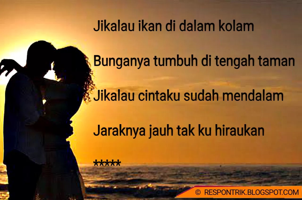 47 Pantun Cinta Romantis Untuk Pacar Tersayang Lengkap Dengan Gambar Wa Web 2020