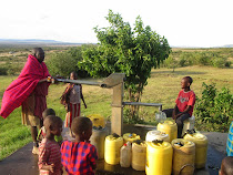 James Ole Lesaloi and the multi-village well he started in 1999 to battle typhoid