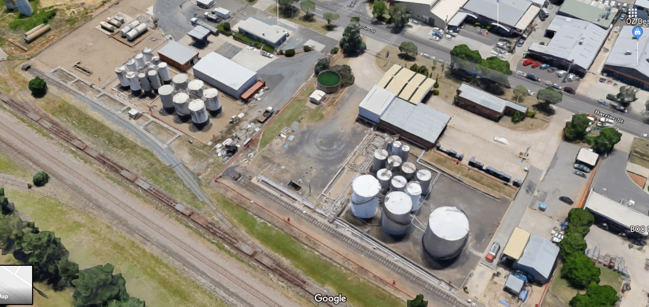Building Wagga Oil Depots
