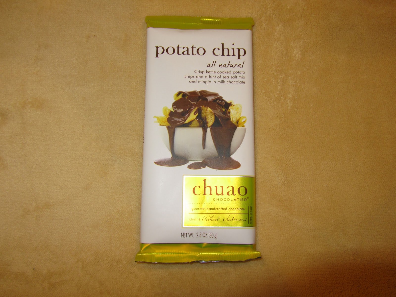 The Chip Report Treat of the Week Chuao Potato Chip Chocolate Bar