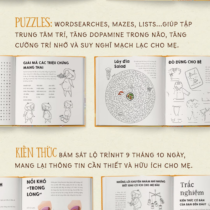 [A116] Activity book - Bộ sách giải trí không thể thiếu cho Bà Bầu