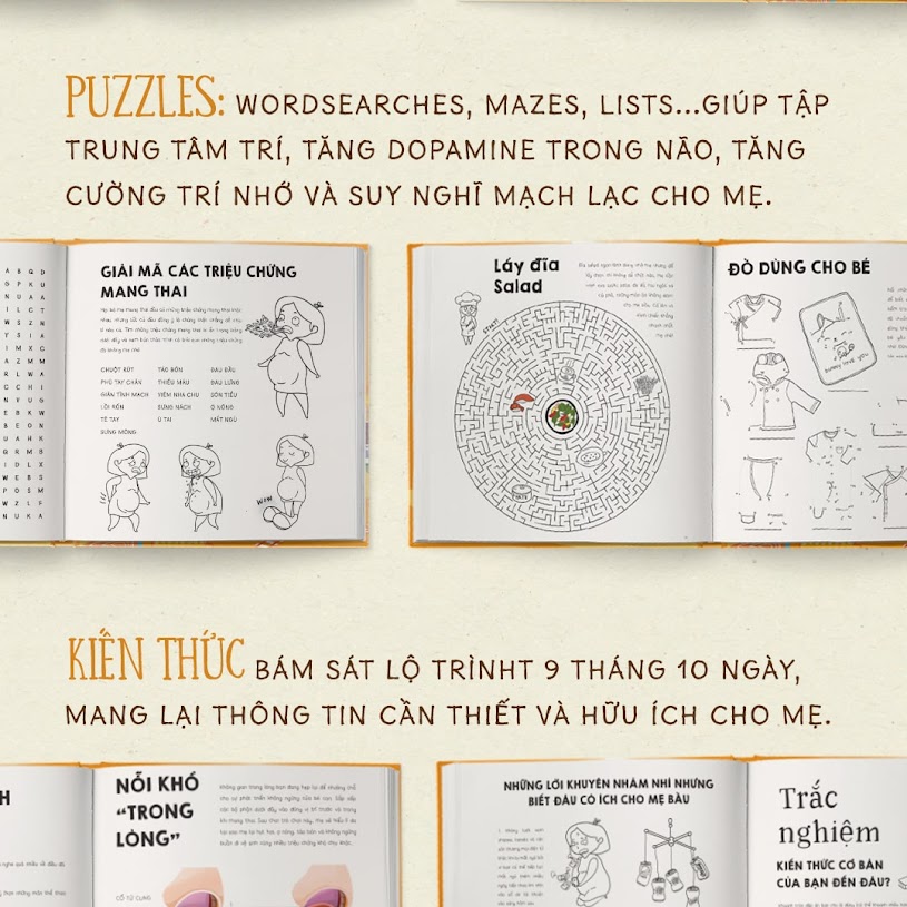 [A116] Làm thế nào để vui vẻ và rèn kỹ năng khi mang thai với combo sách Activity Books?