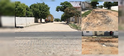 Pavimentação da rua Capitão Crizanto no Bairro Santo Antônio em Patos-PB