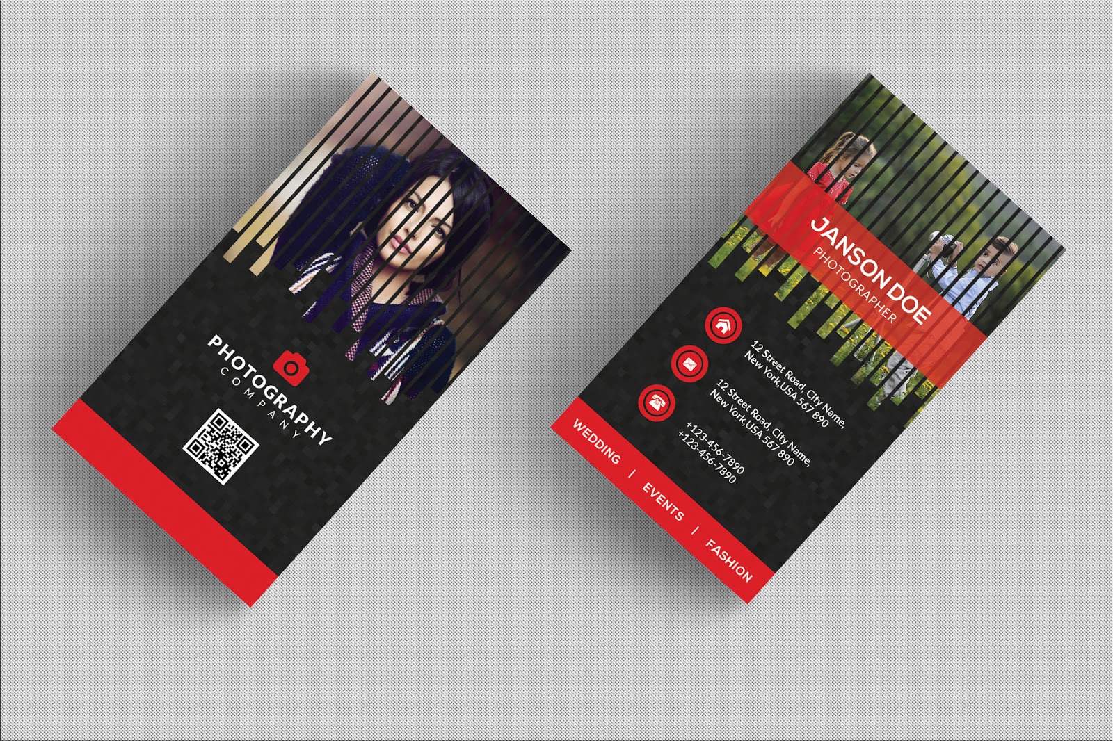 Professional Photographer Business Card PSD Bundle For Photography Business Card Templates Free Download