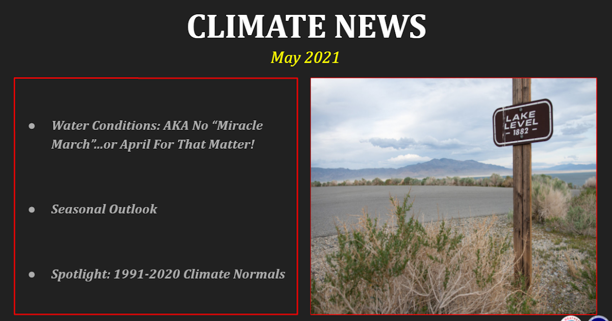 NWS Reno: Forecasting for the Sierra and Western Nevada Since 1905