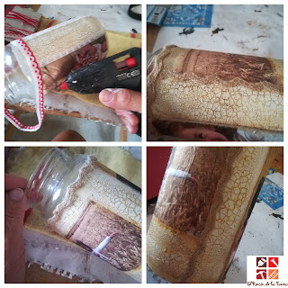 decoupage en cristal