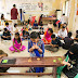 Art workshop for school students over X-mas break at Biennale