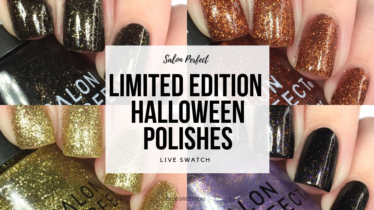 Salon Perfect Limited Edition Halloween Polishes — 25 Sweetpeas