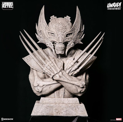 San Diego Comic-Con 2020 Exclusive Wolverine Aztec Stone Edition Life-Size Bust by Jesse Hernandez x Unruly Industries x Sideshow Collectibles