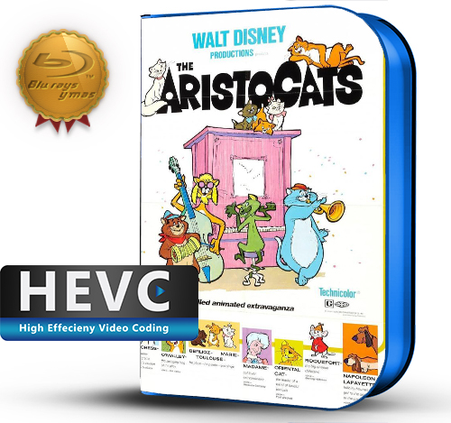 The Aristocats (1970) 1080P HEVC-8Bits BDRip Latino/Ingles (Subt.Esp)(Comedia, Animacion)