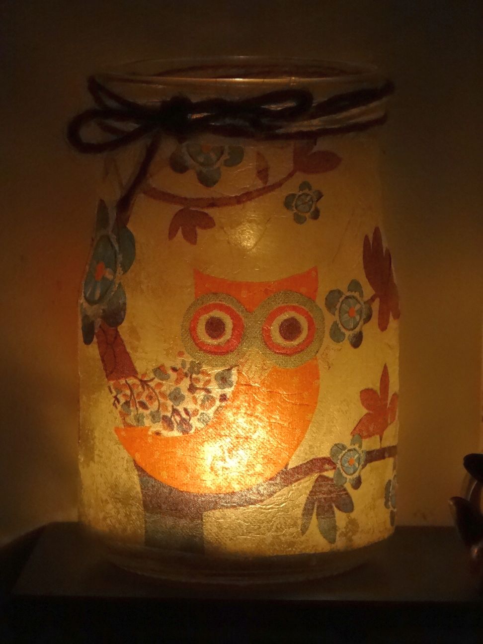 krafty panda DIY Hurricane Candle Holder