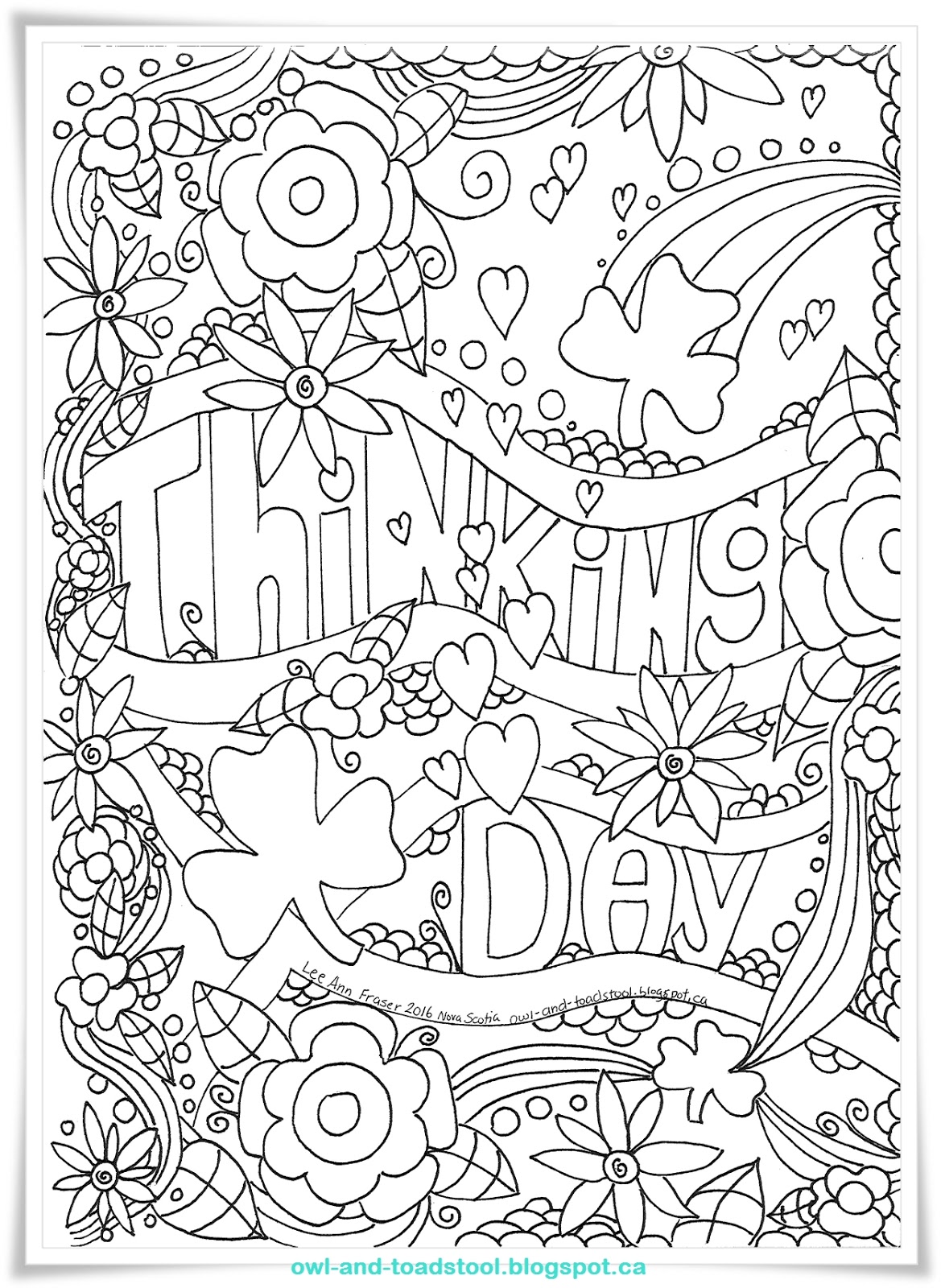 Thinking Of You Coloring Cards Pages Sketch Coloring Page