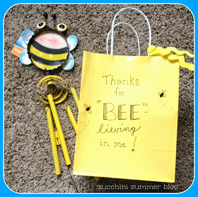 bee windchime, beelieving in me gift, gift wrap, teacher gift, student teacher gift, student teacher cooperating teacher gift, school of education gift, academic advisor gift, teacher graduation gift, wind chime, cvs wind chime, under $10 gift, principal gift, dance instructor gift, gymnastics coach gift