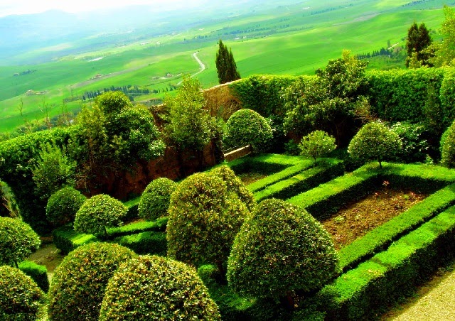 Gardens of the Palazzo Piccolomini