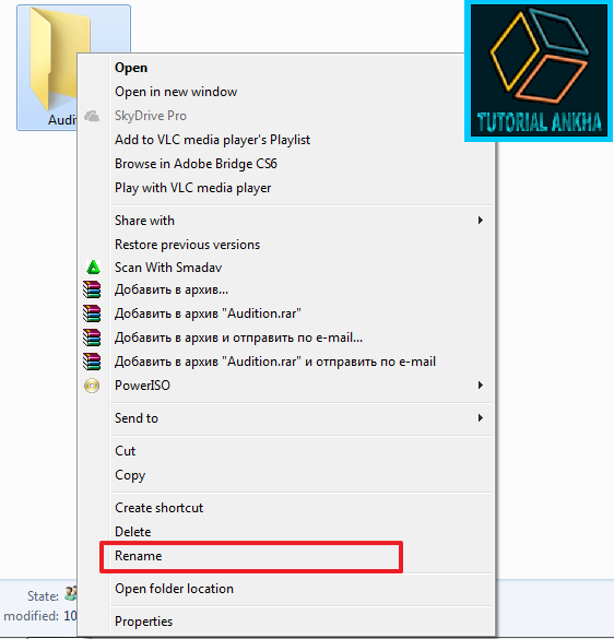 Cara Praktis dan mudah merubah Nama File/Folder di windows