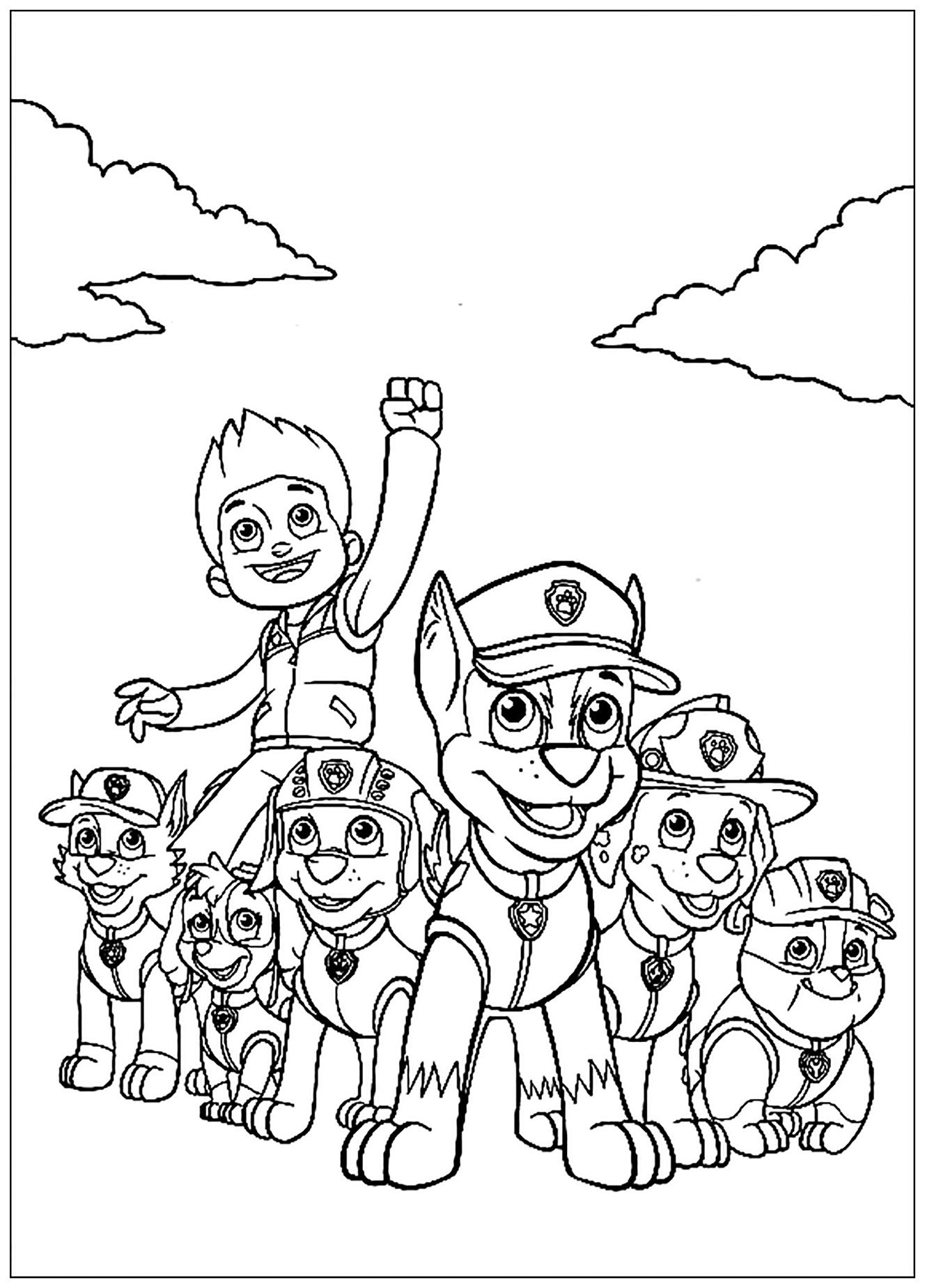 Top 10 Dogs and Friends Coloring Pages - FREE PRINT