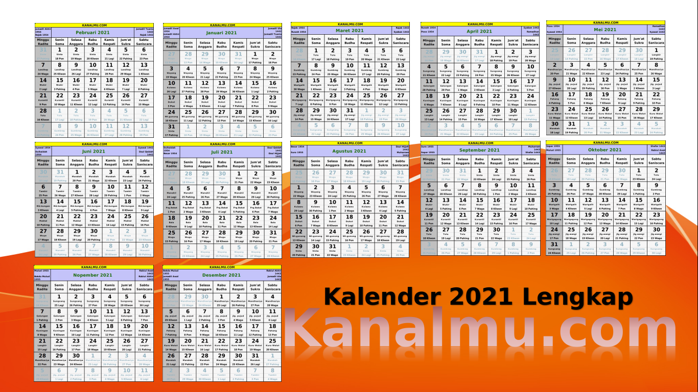 Kalender 2021 Indonesia Lengkap Dengan Hari Libur Nasional Newstempo