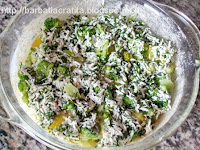 Budinca de broccoli cu cartofi preparare reteta