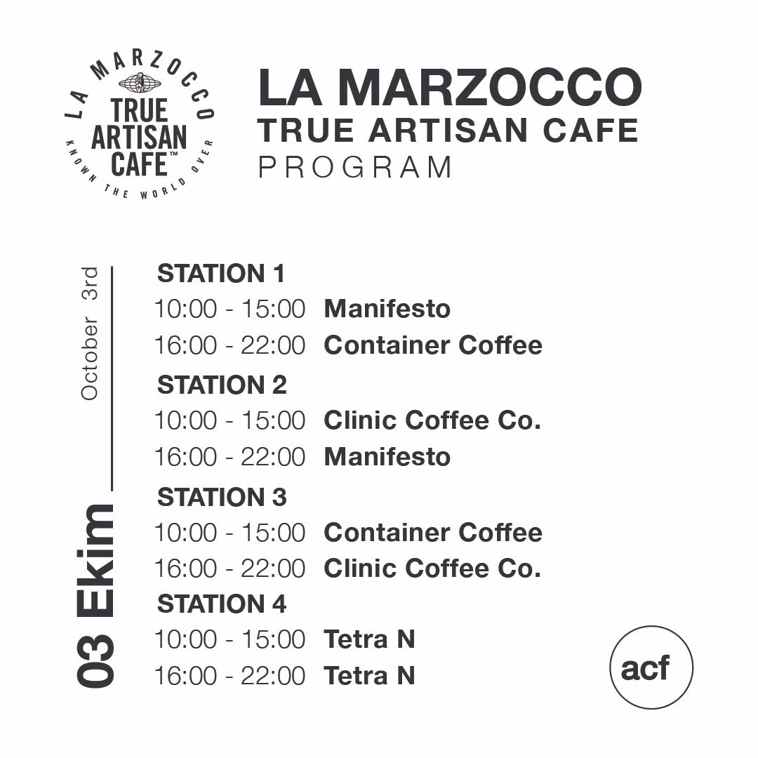 Ankara Coffee Festival'da La Marzocco True Artisan Cafe