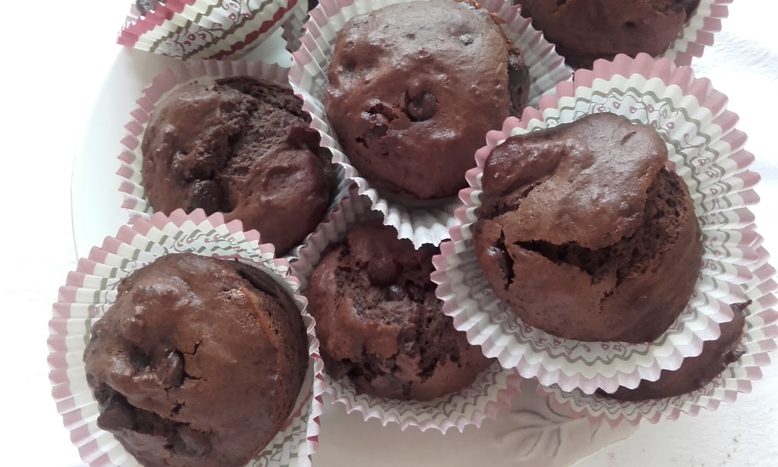 Prata da Casa Muffins de banana, chocolate e iogurte grego