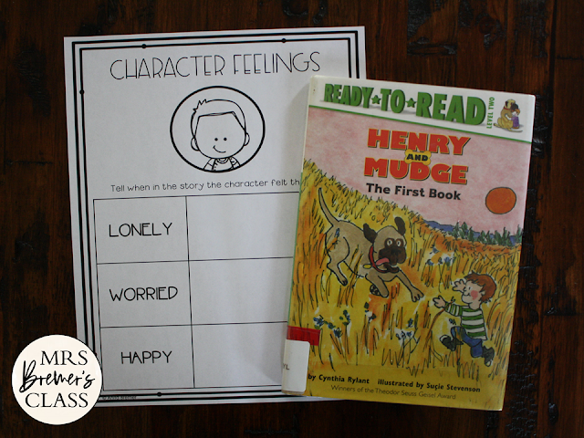 Henry & Mudge book study unit with Common Core aligned literacy activities for First Grade and Second Grade