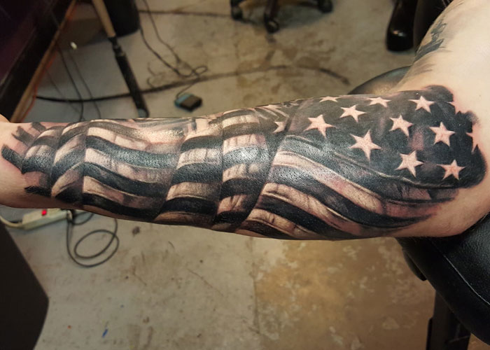 120+ American Flag Tattoos For Men (2019) US Patriotic Designs Tattoo