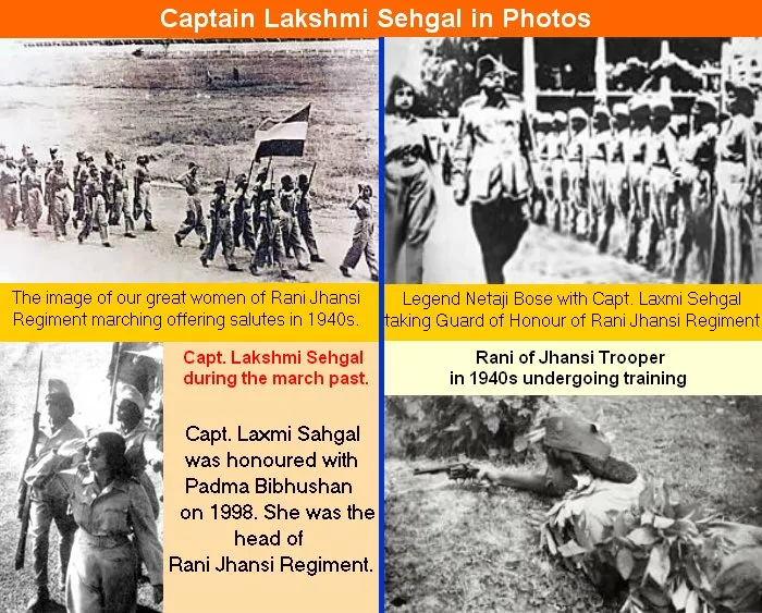 Azad Hind Sena’s Captain Lakshmi Sehgal !