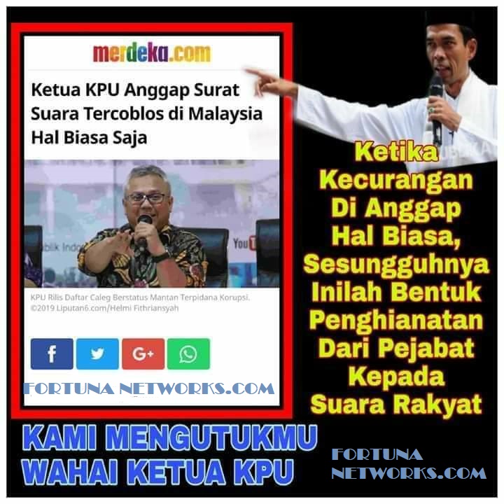 #INAelectionObserverSOS; Ketua KPU Arief Budiman "Kecurangan Pemilu Dianggap Hal Biasa-Biasa Saja" #INAelectionObserverSOS; Ketua KPU Arief Budiman "Kecurangan Pemilu Dianggap Hal Biasa-Biasa Saja"