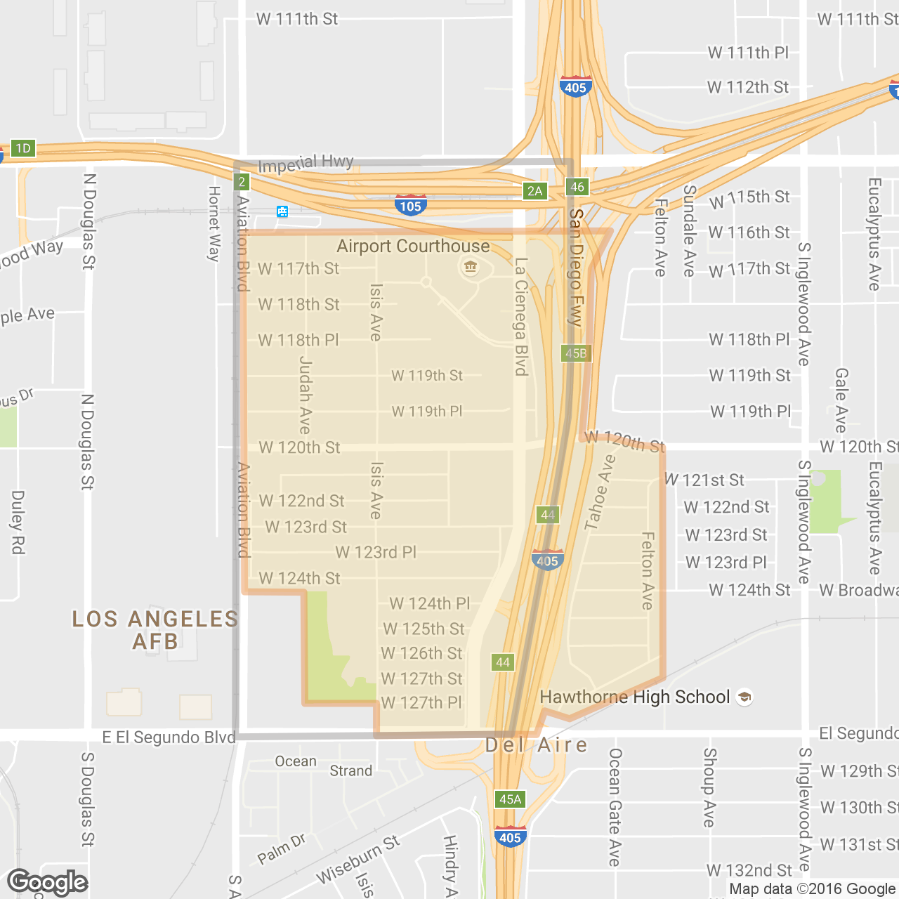 Del Aire to Del Aire