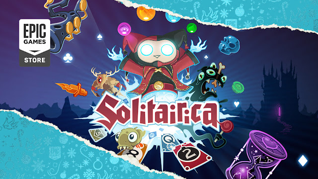 solitairica free pc game epic games store turn-based solitaire deck building righteous hammer games