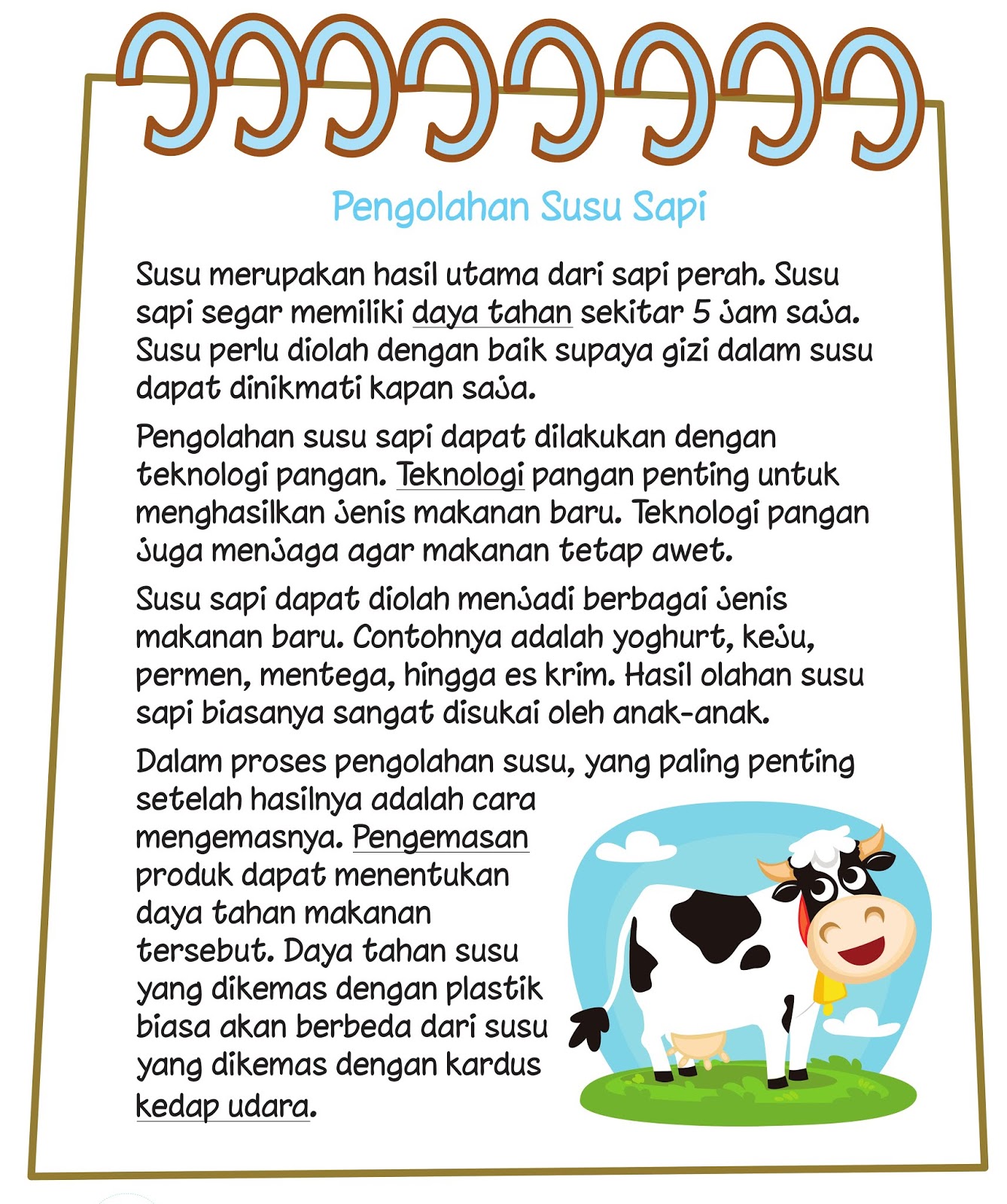 Kelas 3 SD/MI Tema 7 Subtema 1 Perkembangan Teknologi Produksi Pangan