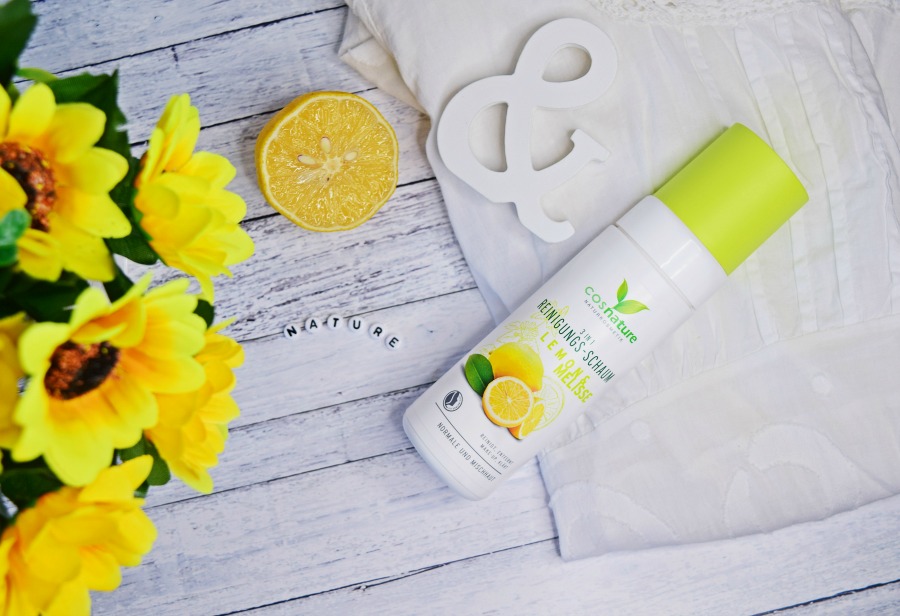 NATURALNA PIANKA OCZYSZCZAJĄCA 3w1 Z CYTRYNĄ I MELISĄ COSNATURE 