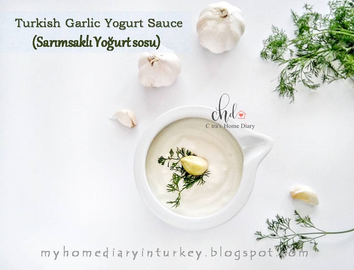 Citra's Home Diary Sarımsaklı Yoğurt sosu / Turkish garlic yogurt