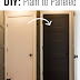 Master Makeover: DIY Plain to Paneled Door