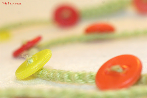 crochet button necklace for kids