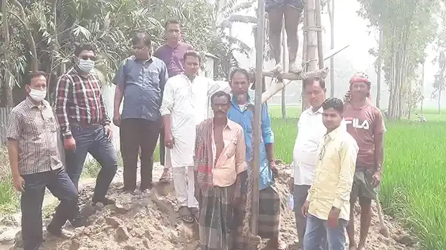 রৌমারীতে ৩০ একর কৃষি জমির জন্য সেঁচ পাম্প স্থাপন