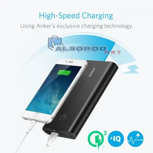 افضل باور بنك Power Banks انكر بنك الطاقة 26800 مللي امبير فأكثر للهواتف المحمولة