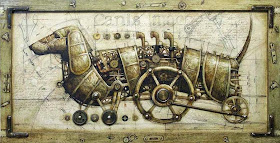 14-Vladimir-Gvozdev-Surreal-Steampunk-Animal-Drawings-www-designstack-co