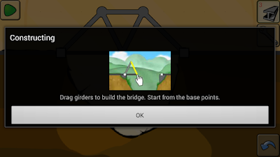 3 - Tutorial cara bermain sebelum memulai permainan membangun jembatan -  game android X Construct (rev-all.blogspot.com)