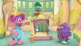 Abby Cadabby, Blögg, Gonnigan, Abby's Flying Fairy School Pinocchio Process, Sesame Street Episode 4325 Porridge Art season 43