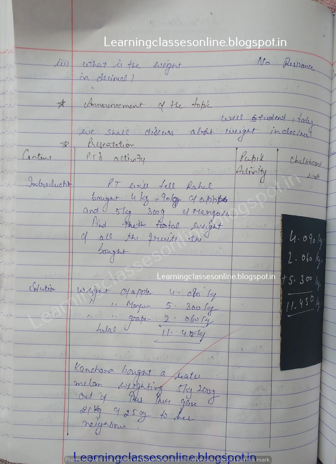 Lesson Plan In Mathematics For High School, Lesson Plan Format For Mathematics,