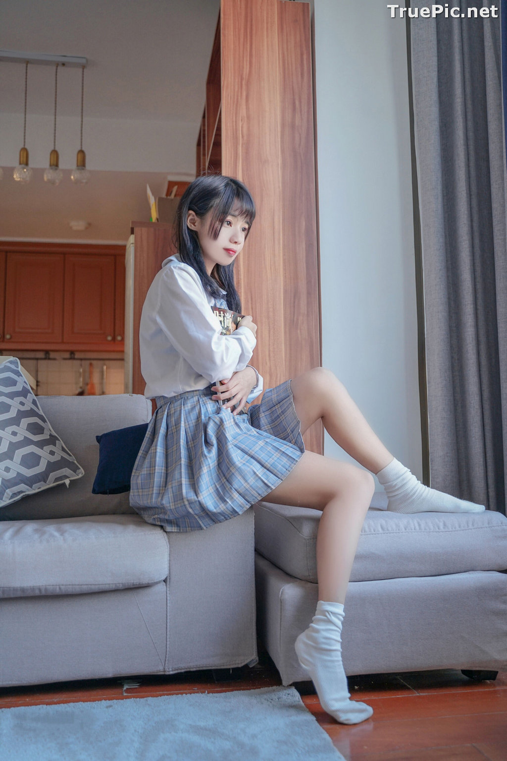 Image [MTCos] 喵糖映画 Vol.047 – Chinese Cute Model – Sexy Student Uniform - TruePic.net - Picture-34