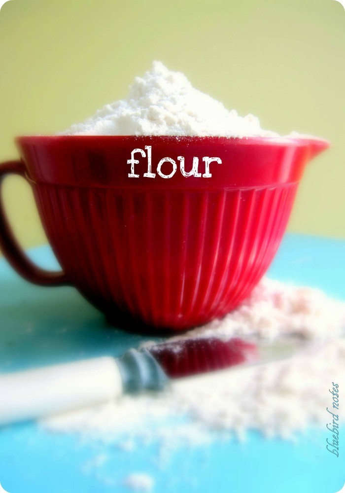 Bluebird Notes starting with flour.........ending with a flower