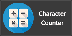 Online Character Counter