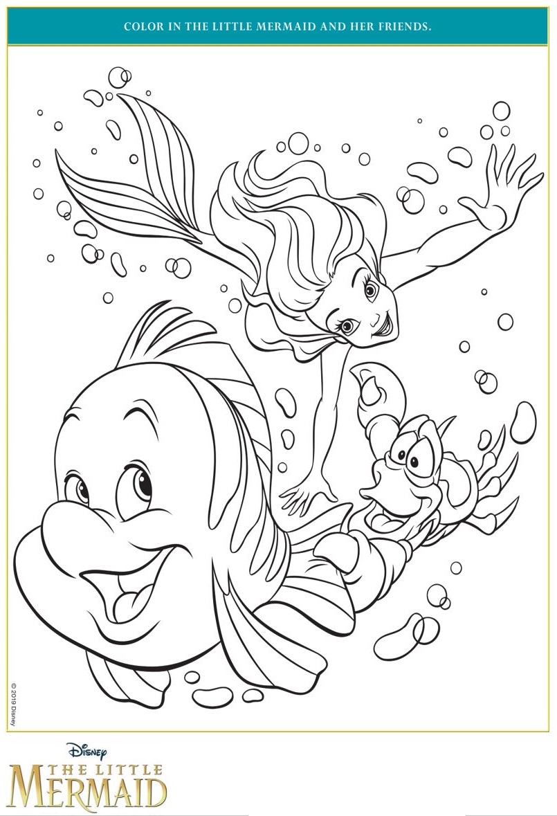 Little Mermaid: Free Printable Activity Book. - Oh My Fiesta! in english