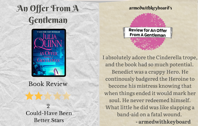 An Offer From A Gentleman By Julia Quinn (ArmedWithKeyboard Review)